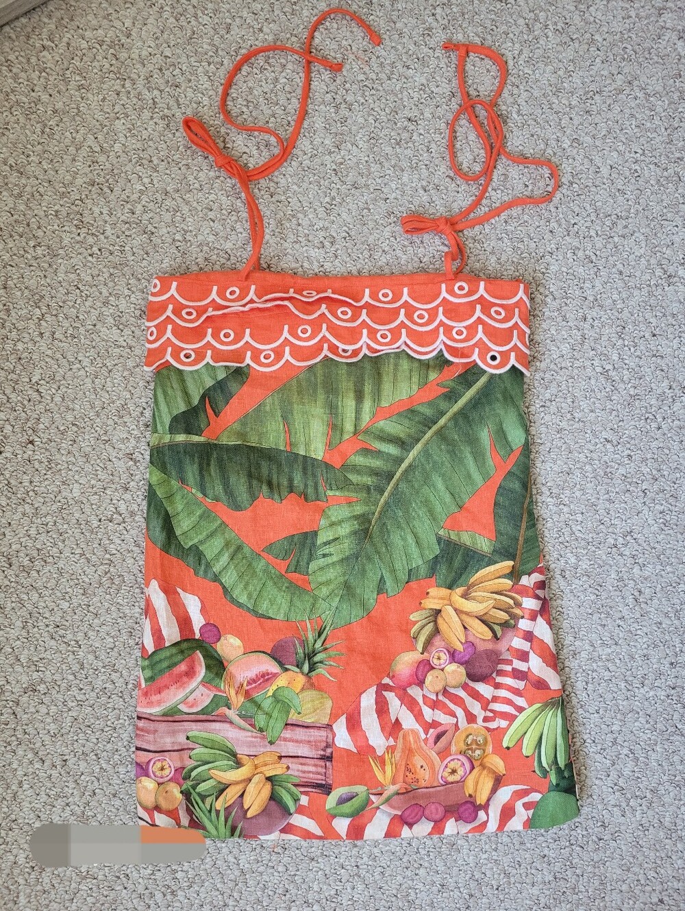 Farm Rio Fruit Trolley Banana Mini Dress - Picture 3 of 6